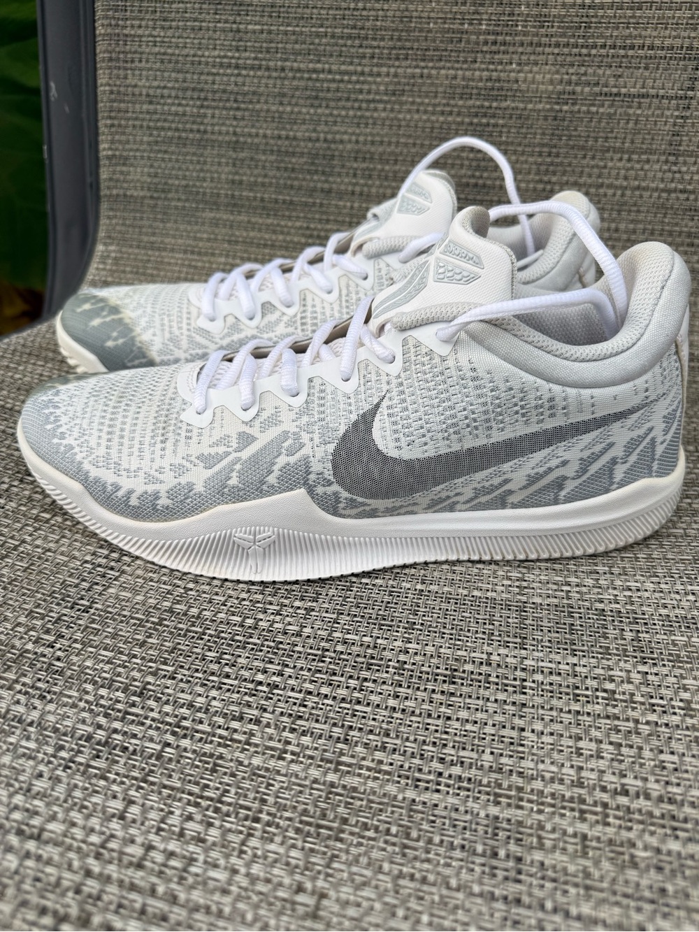 Nike Mamba Rage Pure Platinum Men’s Kobe Bryant White 908972-100 Size 9.5 - Picture 6 of 16
